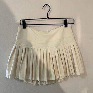 Goldhinge yellow Pleated Skirt